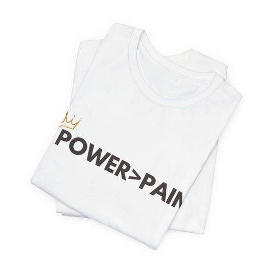 POWER>PAIN Tee (White)
