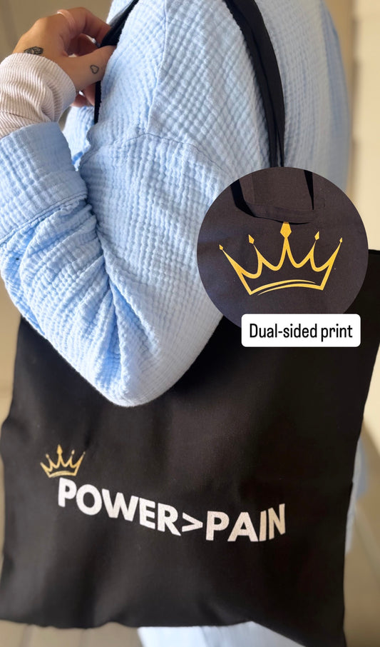 *NEW ARRIVAL* POWER > PAIN - The Testimony Tote
