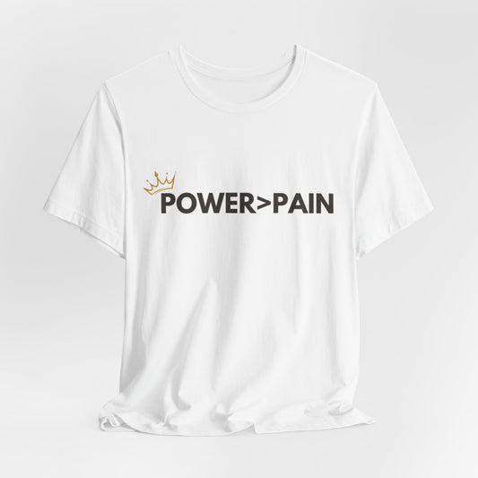 POWER>PAIN Tee (White)