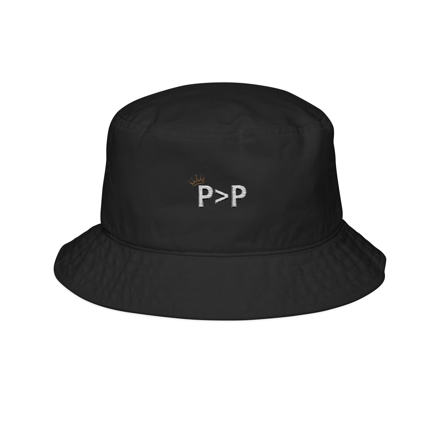 P>P Embroidered Bucket Hat