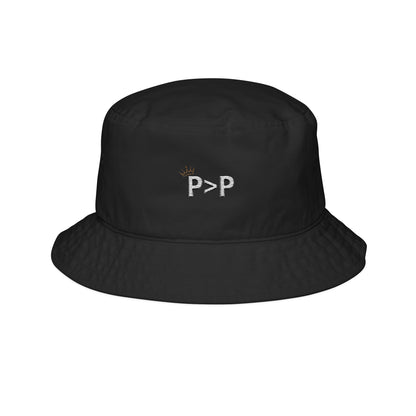 P>P Embroidered Bucket Hat